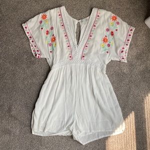 Women’s White Romper